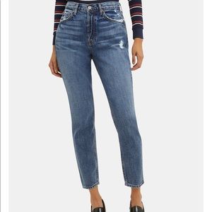 GRLFRIEND Karoline High-Rise Faded Blue Jean